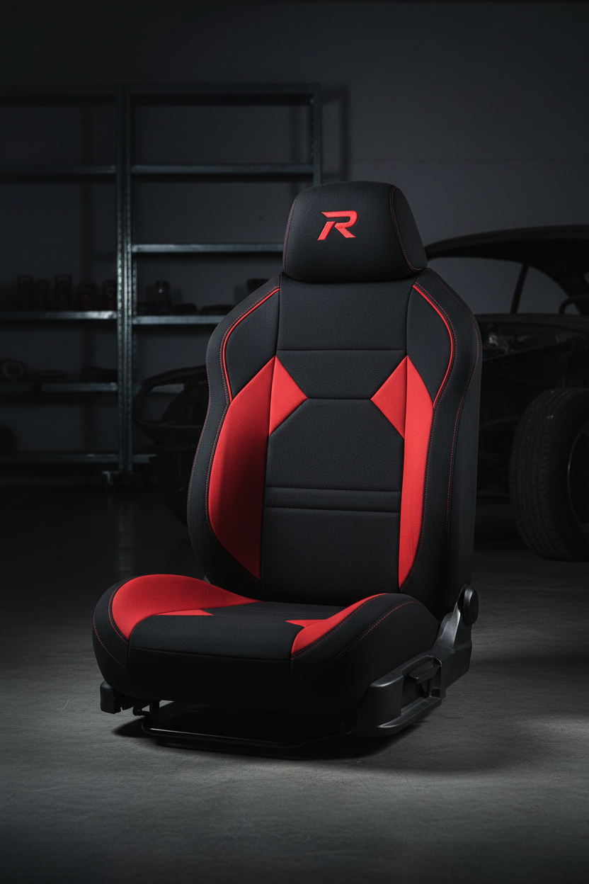 Racing-Style Sport Seat Covers - Front Pair