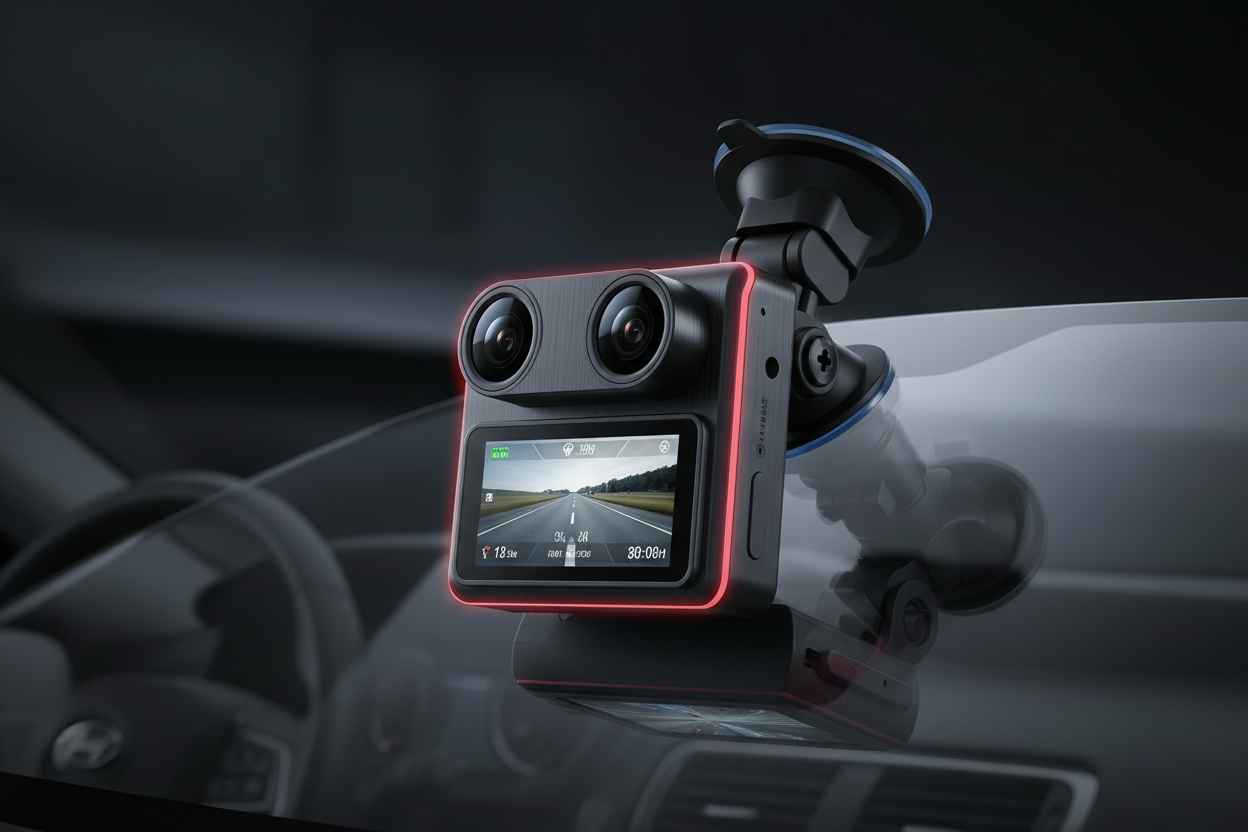 Wireless Dash Cam - Dual 4K Front & Rear Camera