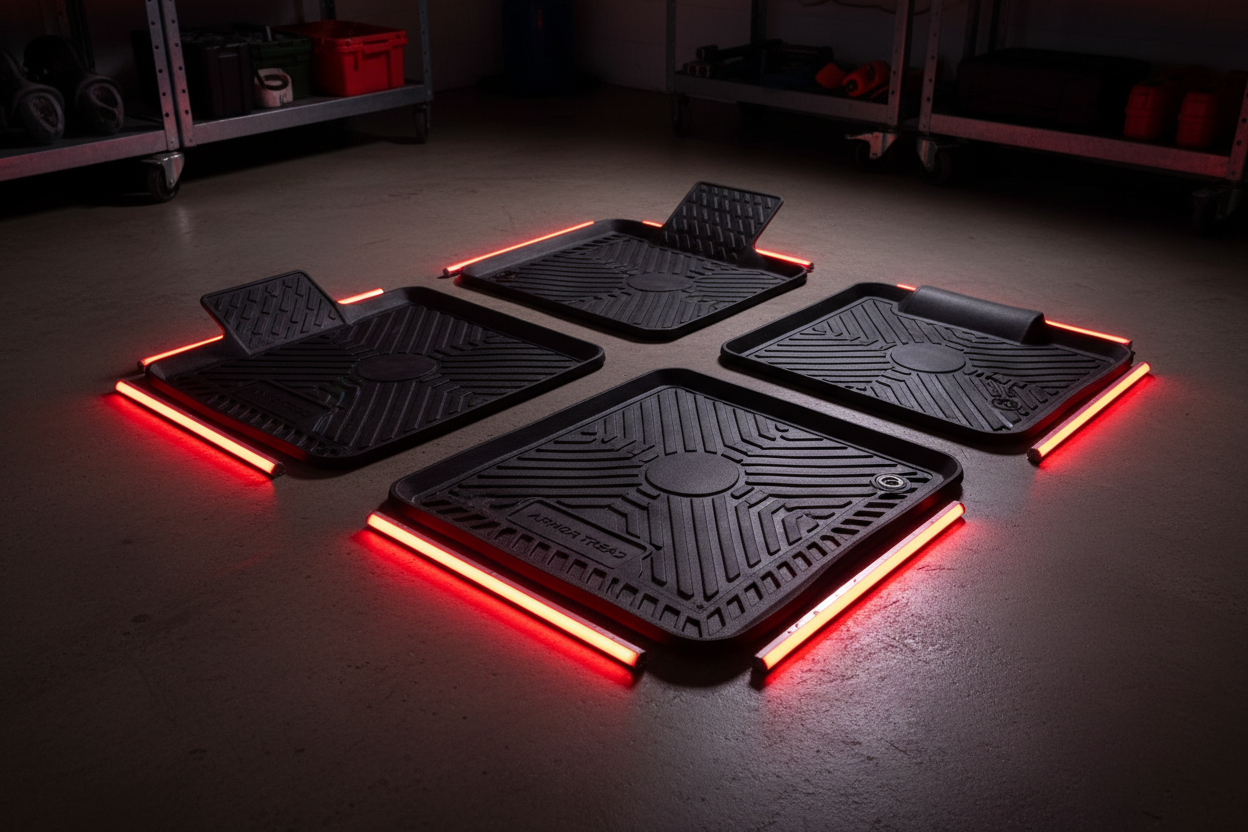 Heavy-Duty All-Weather Floor Mats - Full Set